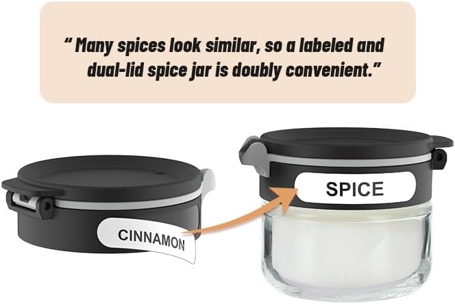 360 rotating 2 tier 12 jars spice rack (12 spice jars) Revolving Seasoning Organizer. Spinning Spice Rack for Counter top and Cabinet-CasaMuseHome