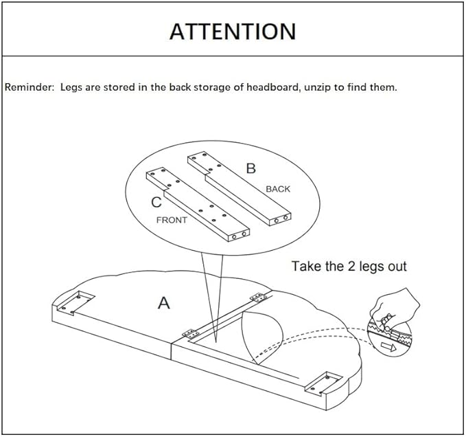 24KF Stunning Crown Design Queen Headboard, Upholstered Soft Velvet Petal Pattern Headboard Queen/Full-Beige-CasaMuseHome