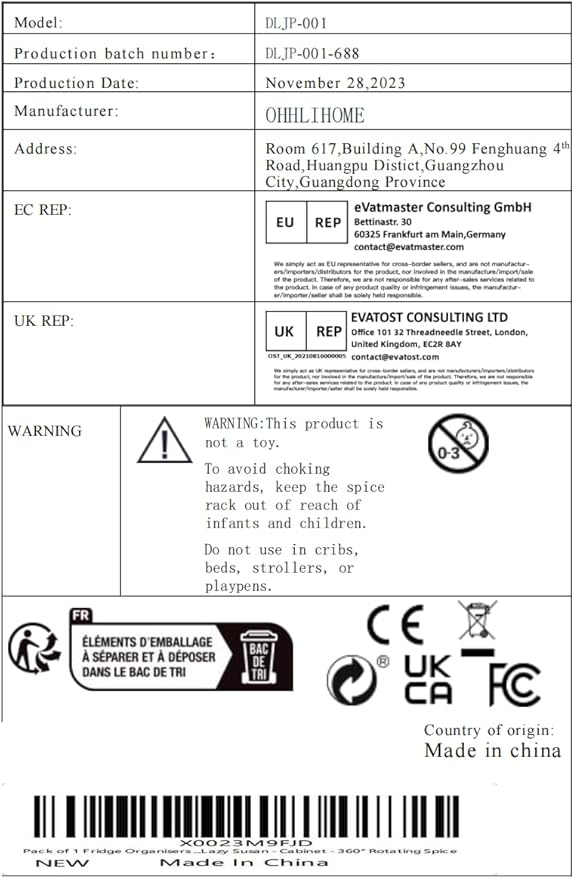 1 Pack 10 Inch Non-Skid Lazy Susan Turntable Organizers - Spinning Rack for Pantry Organization and Storage, Kitchen, Cabinet, Fridge, Bathroom Vanity, Countertop, Under Sink Organizing, Spice Rack-CasaMuseHome