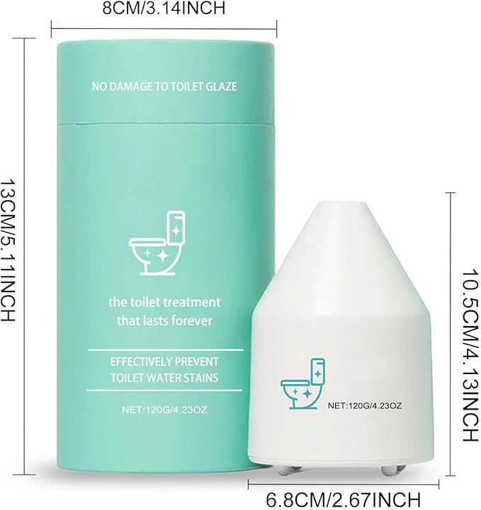 Krazy Toilet Bowl Cleaner, Crazy Klean Toilet Cleaner, Automatic Refreshes Toilets, Long-Lasting Cleane Fresh Scent, No Scrubbing Required (1)