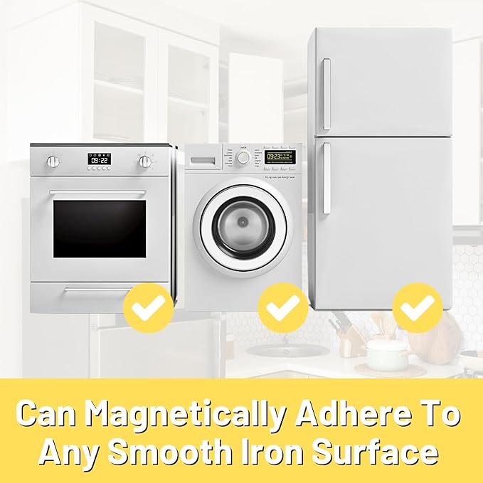 2 Set Magnetic Shelf for Fridge, Fruit Potato & Onion Storage Bins, Pantry Organizers & Storage, Large Container Magnetic Basket for Refrigerator, Kitchen Counter, Cabinet, Magnetic Fridge Organizer-CasaMuseHome