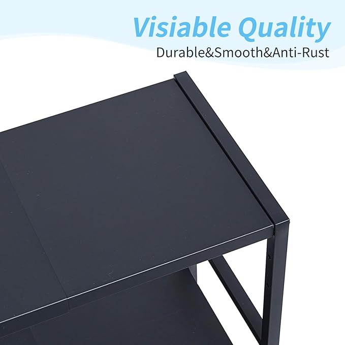 2-Tier Expandable Metal Storage Shelves, 150LBS Heavy Duty Shelving Units and Storage,Adjustable Utility Organization and Storage Shelf Rack For Kitchen Garage Laundry Bathroom Pantry Warehouse-CasaMuseHome