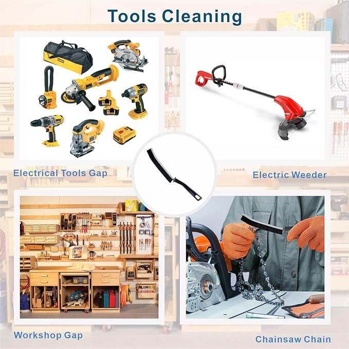 2 PCs Hard-bristled Crevice Cleaning Brush, Gap Cleaning Brush, Grout Brush for Kitchen, Bathroom, Bathtubs-CasaMuseHome