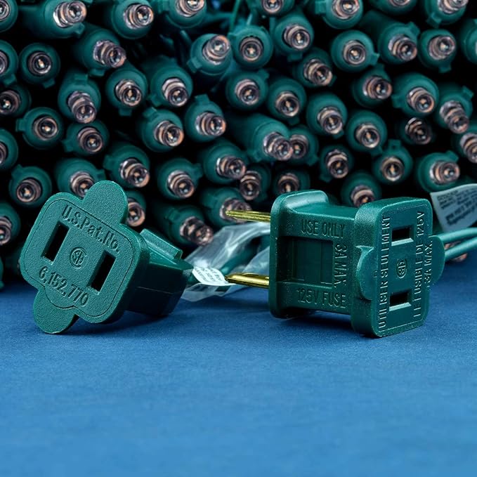 200 Count Pink Wide Angle LED Christmas Lights, 66 ft Green Wire UL Certified Commercial Grade 5mm Holiday String Light Set (Pink)-CasaMuseHome