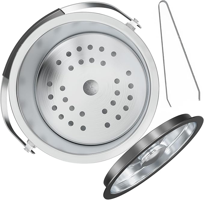 3.2 Liter Ice Bucket with Silicone Lid, Strainer, Tongs, Double Wall Insulated Stainless Steel Ice Bucket Wine Bucket for Cocktail Bar and Parties-CasaMuseHome