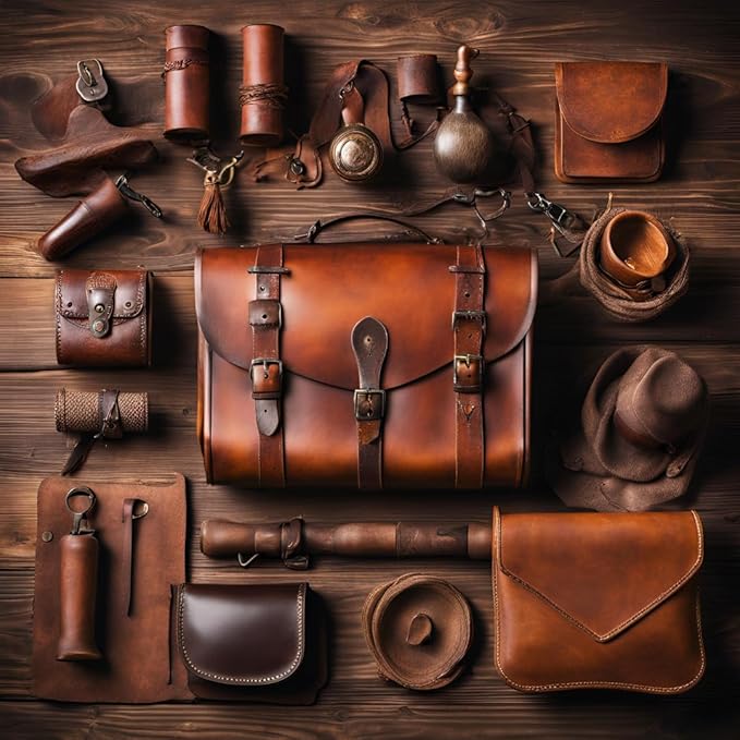 1OAK Scented Candles for Men (Vintage Leather) - Leather Candle- Masculine Decor - Long Burning Premium - Soy Wax (7oz.)-CasaMuseHome