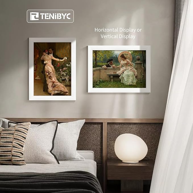 12x16 Picture Frame 3 pk - White Woodgrain, HD Tempered Glass, Wall Gallery Photo Frame-CasaMuseHome