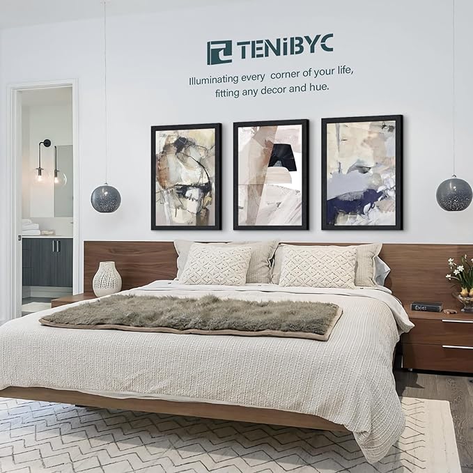 20x28 Picture Frame Set of 3 - Black Woodgrain, Solid Wood Gallery Poster Frame - Wall Hanging-CasaMuseHome