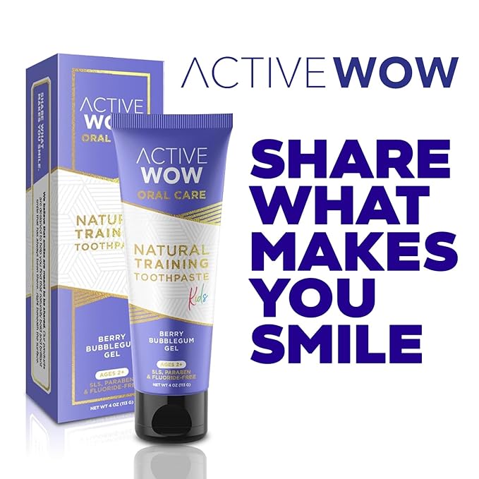Active Wow Formula Kids Toothpaste - Berry Bubblegum (4 Pack)-CasaMuseHome