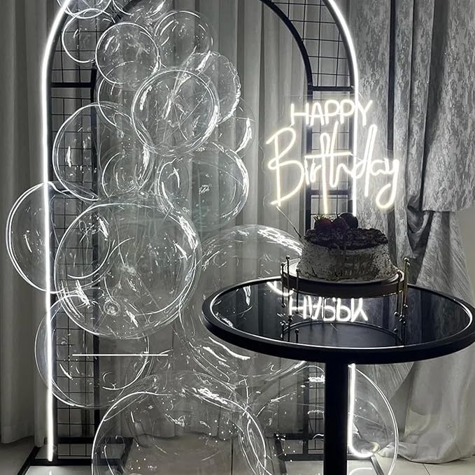 130pcs Clear Balloons Different Sizes 18" 12" 10" 5" Transparent Latex Balloon Garland Arch Kit for Birthday Baby Shower Graduation Wedding Gender Reveal Anniversary Party Decorations-CasaMuseHome