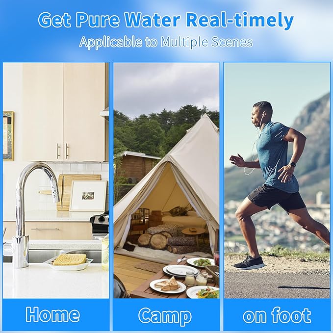 4 Pack Fluoride Water Filter,Replacement for PF-2® Fluoride Filters, Fluoride and Arsenic Filter Compatible with Berkey Gravity Filtration System、 Big、 Travel、 Royal、Imperial and Crown Series-CasaMuseHome