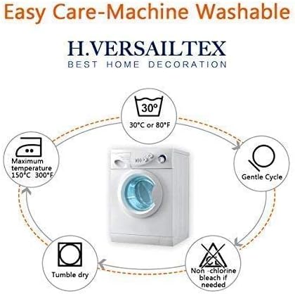 H.VERSAILTEX Super Stretch Individual Seat Cushion Covers Sofa Covers Couch Cushion Covers Slipcover Sets Thick Jacquard Textured Twill Fabric (2 Piece Medium Sofa Cushion Covers, Bronze Green)-CasaMuseHome