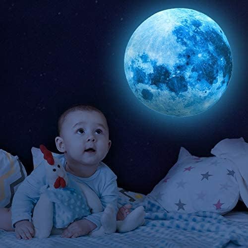 1078Pcs Glow in The Dark Stars for Ceiling Glowing Space and Moon Decals Universe Stickers Kids Wall Decor Perfect for Boys Girls Nursery Bedroom Living Room-CasaMuseHome