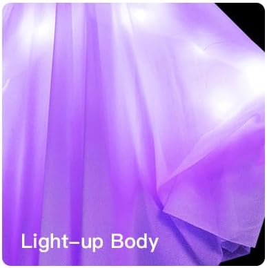 4 Pack Halloween Hanging Ghosts with LED Lights, 27.5 Inch Light Up Ghost Decorations for Indoor Outdoor, Lawn Yard Tree Hanging Halloween Ornaments, Spooky Lighted Party Supplies-CasaMuseHome