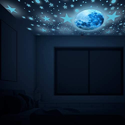 1078Pcs Glow in The Dark Stars for Ceiling Glowing Space and Moon Decals Universe Stickers Kids Wall Decor Perfect for Boys Girls Nursery Bedroom Living Room-CasaMuseHome