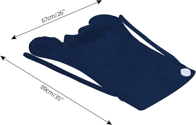 26" x 35" Flannel Neck&Shoulder&Back Heating Pad with 12 Temperature Settings&Countdown Timer, Pain Relief for Back/Neck/Shoulders/Menstrual Pain, Christmas Gifts for Women Men Mom Dad(Navy Blue)-CasaMuseHome