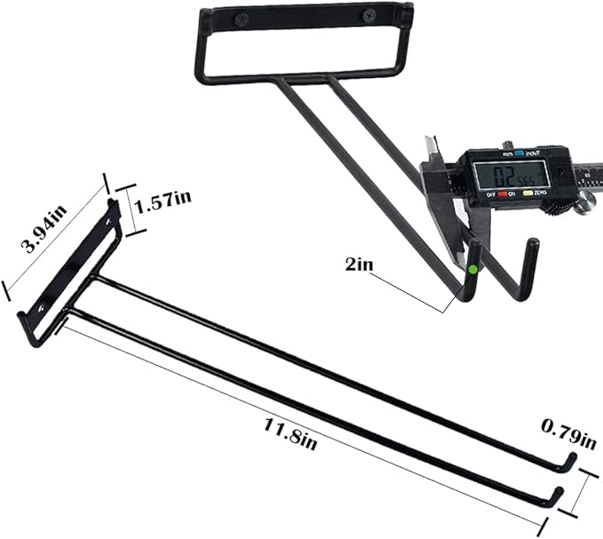 4 Packs 12 Inch Wine Glass Racks Cup Wall Mounted Stemware Hanging Wine Glasses Holder Under Cabinet Wire Wine Decor Racks-CasaMuseHome