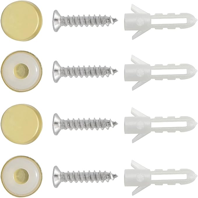 8.8-Inch Gold Wine Glass Rack, Under Cabinet Wine Glass Holder Stainless Steel Stemware Rack - Hanging Stemware Holder for Cabinet Kitchen Bar, Set of 3-CasaMuseHome