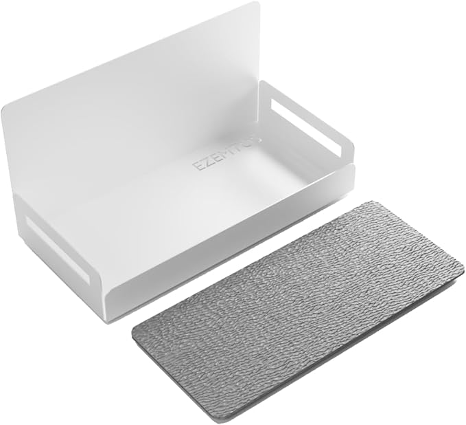 2-Pack Magnet Spice Rack For Refrigerator, White Magnetic Shelves for Classroom, 6" Deep Magnetic Shelf for Fridge Kitchen and Garage Tools Organizing, Heavy Duty 20LB Capacity-CasaMuseHome