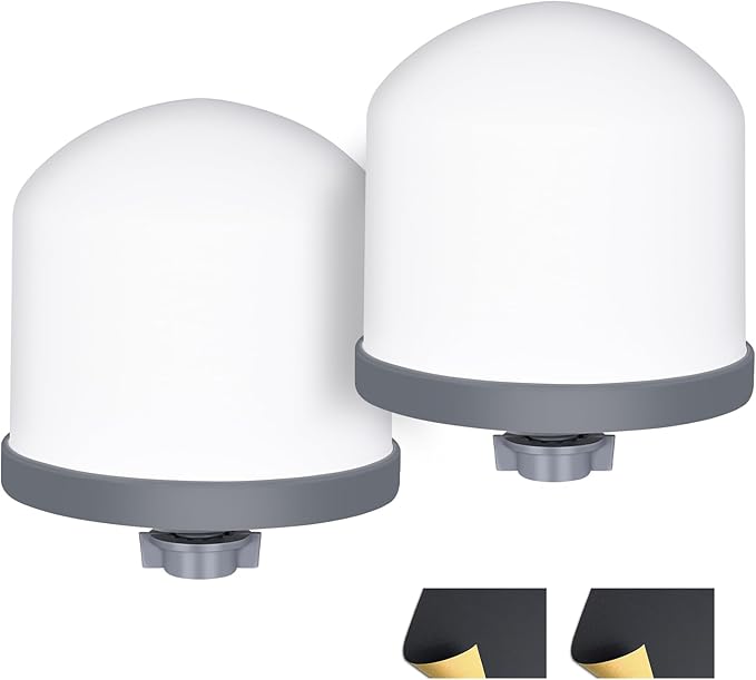 2Pack Replacement Ceramic Dome Water Filter 0.2 to 0.5 micron for Countertop Portable Water Purification System-CasaMuseHome