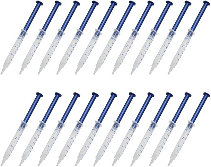 20 PCS 3ML Teeth Whitening Gel Refills 35% CP Bleaching Gel, Tooth Whitener Gel Syringes Kit-CasaMuseHome