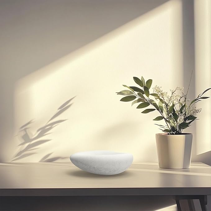6.3 Inch Concrete Bowl, Modern Decorative Home Decor, Jewelry Tray, Asymmetrical Concrete Organic Bowl, Minimalist Tray-CasaMuseHome