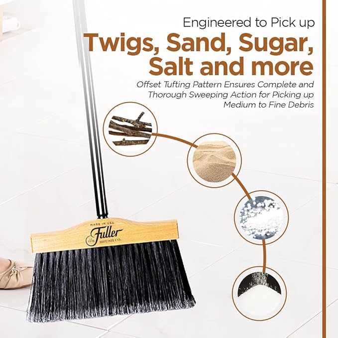 12” Upright Broom Head-CasaMuseHome