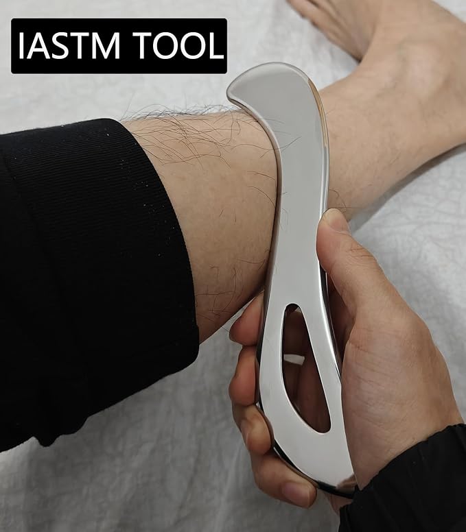 4 in 1 Stainless Steel Muscle Scraper Tools Set,Gua Sha Massage Scraper Scraping Tool Physical Therapy (4PCS Set)-CasaMuseHome