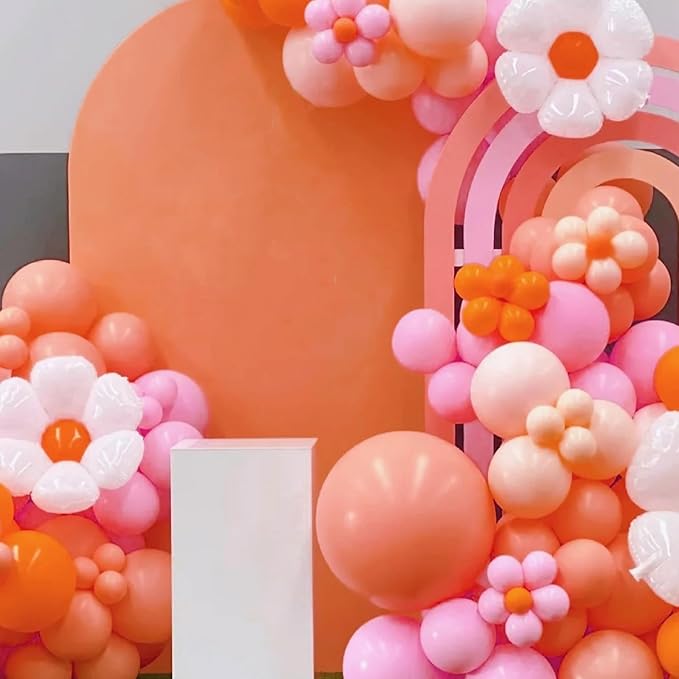 130pcs Coral Red Balloons Different Sizes 18" 12" 10" 5" Pastel Red Latex Balloon Garland Arch Kit for Birthday Baby Shower Graduation Wedding Valentine's Day Christmas Party Decorations-CasaMuseHome