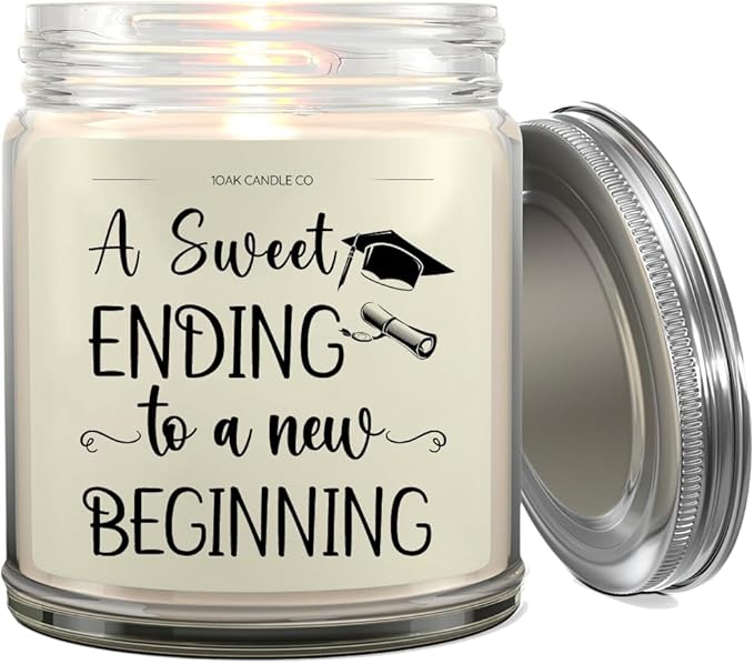1OAK Vanilla Scented Candles Gifts for Women - Graduation Candle - 2025 Graduation Gifts for Her, Him - College, High School Senior 2025-CasaMuseHome