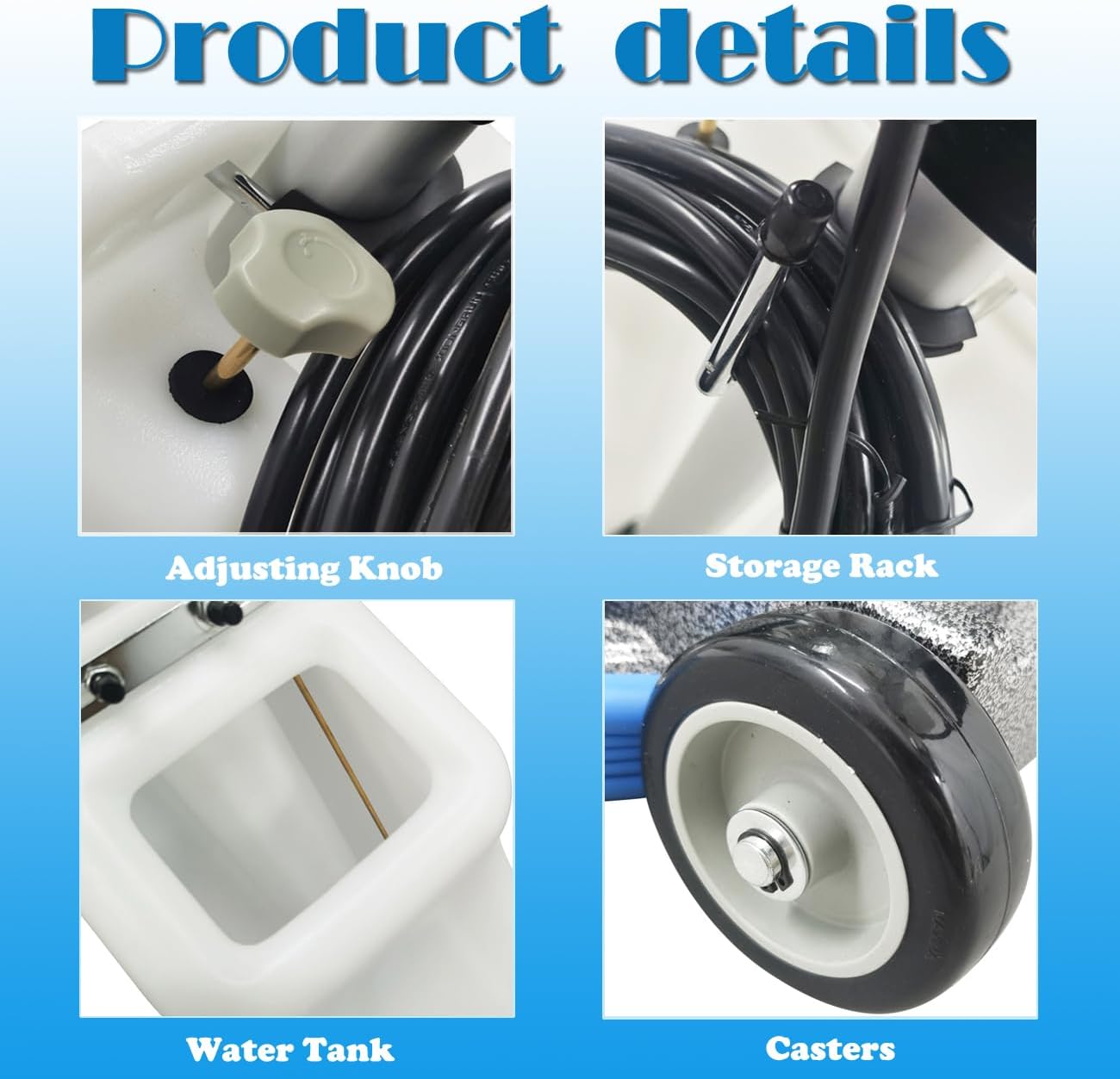 Floor Scrubber Buffer Polisher Commercial Floor Scrubber Machine 17" Tile Floor Cleaning and Polishing Machine 110V 1100W