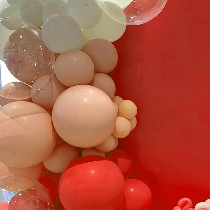 130pcs Peach Balloons Different Sizes 18" 12" 10" 5" Pastel Orange Latex Balloon Garland Arch Kit for Birthday Baby Shower Graduation Wedding Gender Reveal Anniversary Party Decorations-CasaMuseHome