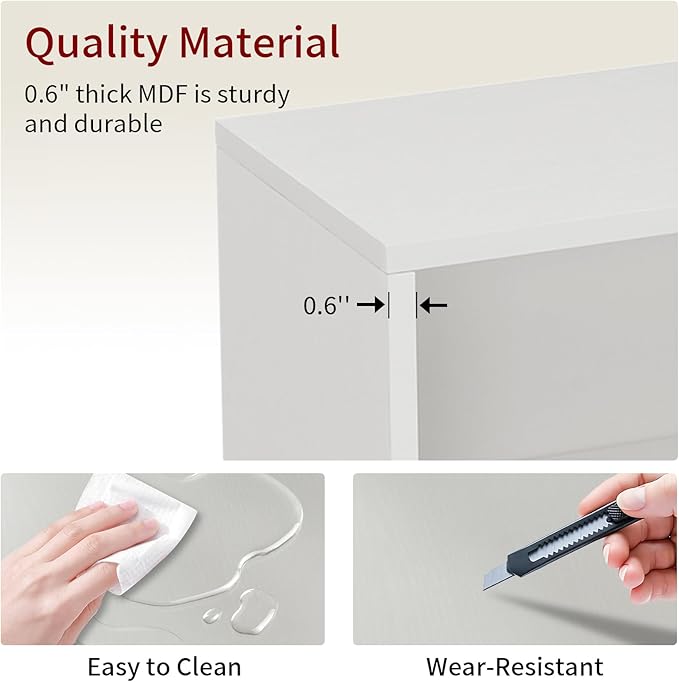 71 Inch Tall 8-Shelf Bookcase, Wood Bookshelf Storage Organizer Adjustable Shelf for Home Office Living Room, Converts into Two 4-Shelf Bookshelves, White-CasaMuseHome