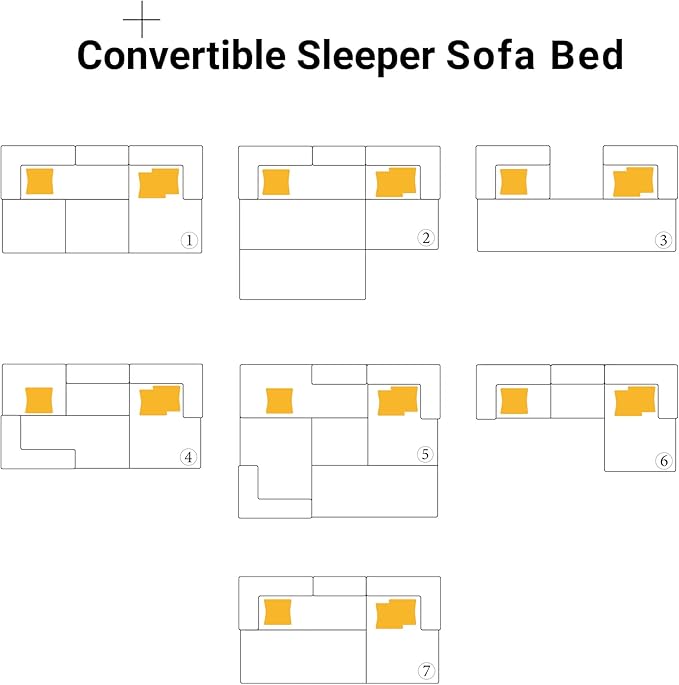 108" Oversized Convertible Sleeper Sofa Bed, Corduroy L Shape Sectional Couch, Folding Sofa Bed with Side Pocket, Modern Cloud Floor Mattress Couch, Modular Sofa for Living Room, Black-CasaMuseHome