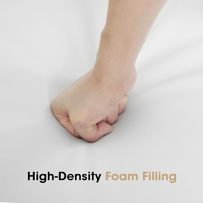 360° Swivel Leather Accent Chair, Modern Barrel Club Chair with Leather Upholstery and Sturdy Base, Comfortable Armchair for Living Room, Bedroom, Reading Nook, White-CasaMuseHome