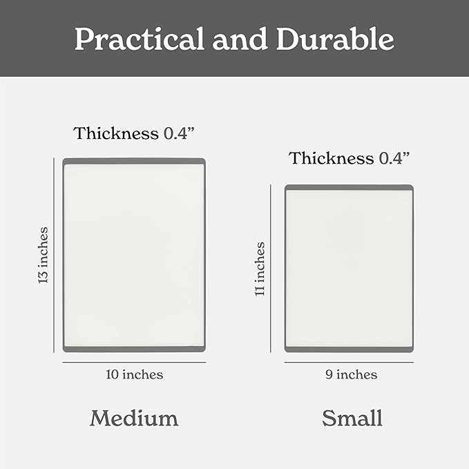 SMIRLY Plastic Cutting Board Set, Dishwasher Safe Plastic Cutting Boards Set for Kitchen, Cutting Boards for Kitchen - Plastic Chopping Board Set-CasaMuseHome