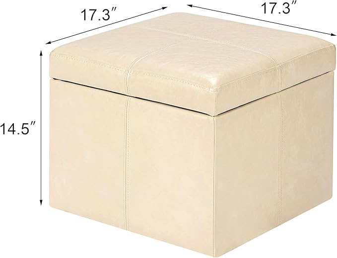 Adeco Storage Ottoman-CasaMuseHome