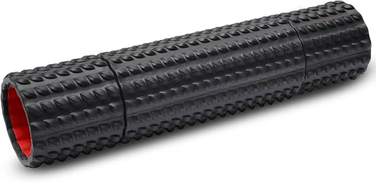 5-in-1 Long Foam Roller, 23" Long Back Roller for Physical Therapy with 5 Different Length Options, Muscle Trigger Points - Relieves Pain with Muscle Massage: Back, Shoulder, Foot, Legs, Arms, Neck-CasaMuseHome