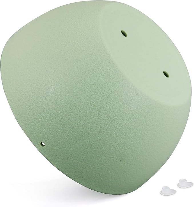 8 inch Small Hanging Planters Plant Pots for Indoor Outdoor Plants, 2 Pack Hanging Flower Pots with Drainage Holes and Chain for Garden Porch, Plastic Hanging Baskets for House Plants, Green-CasaMuseHome