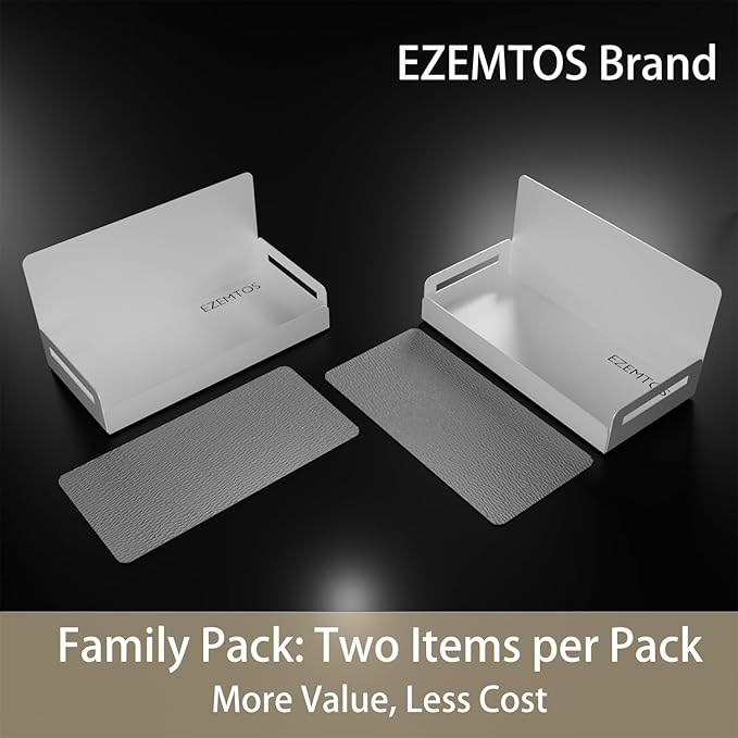 2-Pack Magnet Spice Rack For Refrigerator, White Magnetic Shelves for Classroom, 6" Deep Magnetic Shelf for Fridge Kitchen and Garage Tools Organizing, Heavy Duty 20LB Capacity-CasaMuseHome