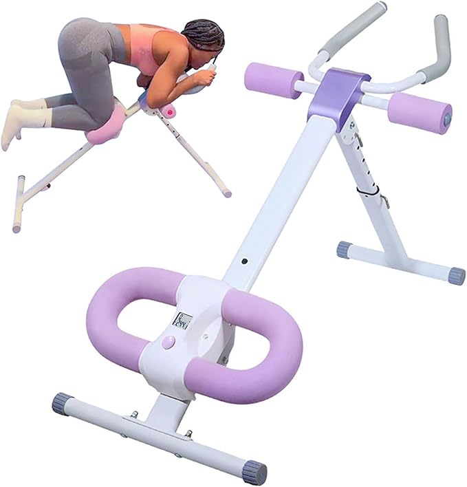 Ab Workout Equipment Abdominal Trainer, Adjustable Ab Machine at Home Gym, Foldable Abdominal Exercise Machine, Core & Ab Trainer Machine for Stomach Workout with LCD Monitor-CasaMuseHome