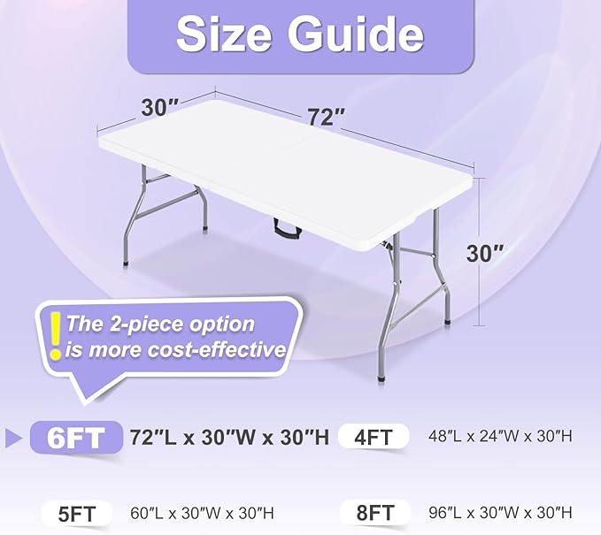 ABCCANOPY 6 FT Black Spandex Table Cover Stretch Fitted Wrinkle Resistant Tablecloth Reuse for Rectangular Folding Table Patry Event Wedding Banquet Protector-CasaMuseHome