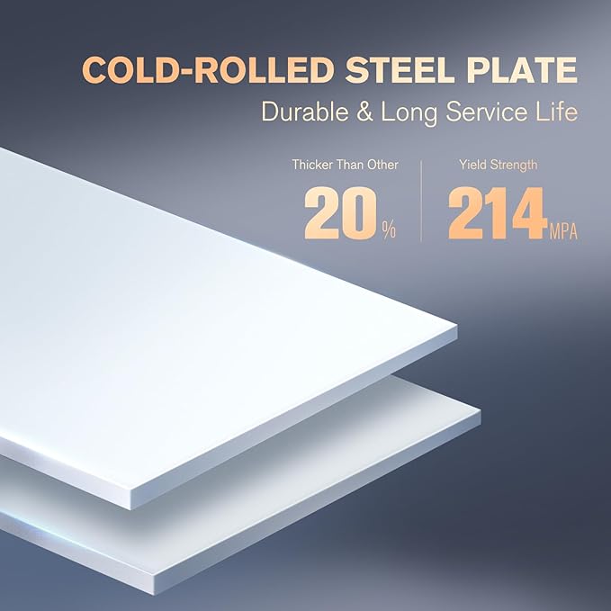 32" Wide Metal Storage Cabinet with Acrylic Doors and 4 Adjustable Shelves, 71" Tall Bookshelf, 5-Tier Freestanding Kitchen Pantry Cabinet with Anti-Tipping for Small Spaces/Kitchen/Living Room-CasaMuseHome