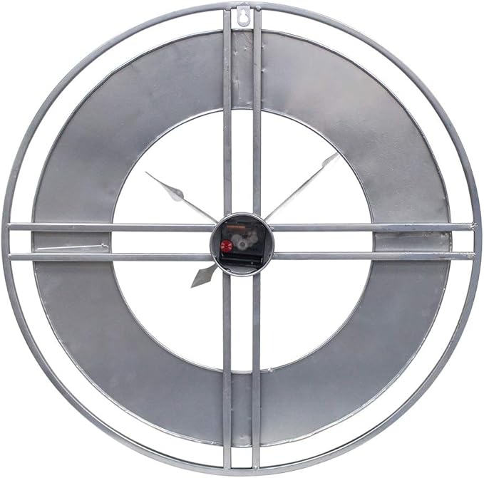 30 inch Large Wall Clock Decorative Solid Metal Retro Decor for Home Farmhouse Living Room-CasaMuseHome