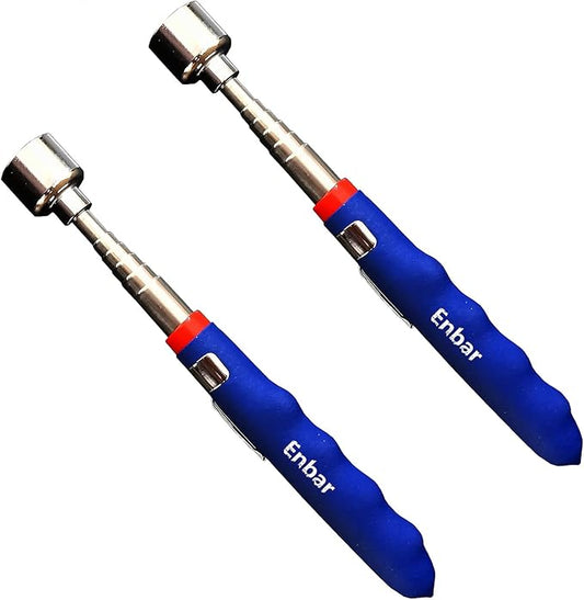 20lb Telescoping Magnetic Pick Up Tool Extendable 31" Telescopic Magnet Stick Useful for Hard-to-Reach,Sink Drains Mechanic Automotive Gifts for Men Women Husband Birthday Father's Day,(2PCS)-CasaMuseHome