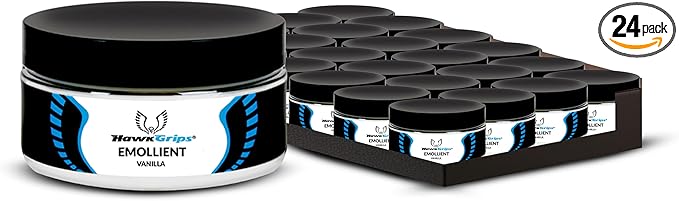 8oz Massage Emollient, Vanilla, Emollient for IASTM and Massage, Soft Tissue Mobilization & Lubrication for Massage Therapy, Shea Butter, Oil Based, Vegan, Cream Alternative, Pack of 24-CasaMuseHome