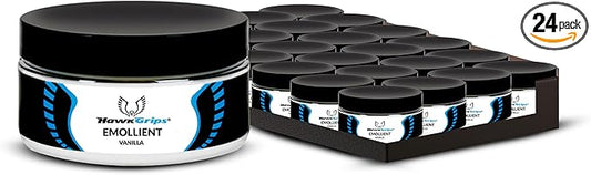 8oz Massage Emollient, Vanilla, Emollient for IASTM and Massage, Soft Tissue Mobilization & Lubrication for Massage Therapy, Shea Butter, Oil Based, Vegan, Cream Alternative, Pack of 24-CasaMuseHome