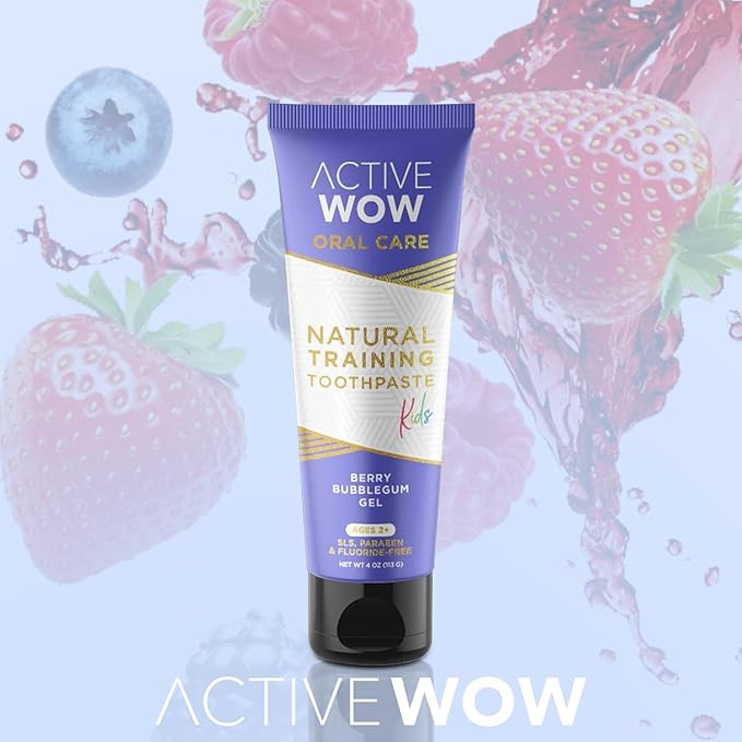 Active Wow Formula Kids Toothpaste - Berry Bubblegum (4 Pack)-CasaMuseHome