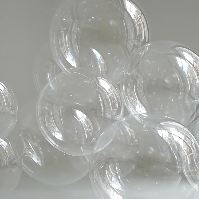 130pcs Clear Balloons Different Sizes 18" 12" 10" 5" Transparent Latex Balloon Garland Arch Kit for Birthday Baby Shower Graduation Wedding Gender Reveal Anniversary Party Decorations-CasaMuseHome