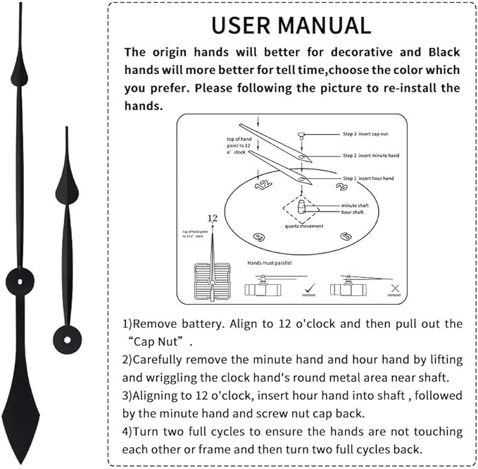 30 inch Large Wall Clock Decorative Solid Metal Retro Decor for Home Farmhouse Living Room-CasaMuseHome